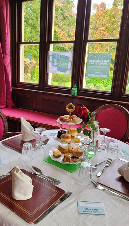 macmillan coffee morning at pondsmead
